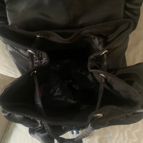 Sugar Thrillz Black Ruffles Backpack Shoulder Bag Purse NWT - Picture 4 of 13